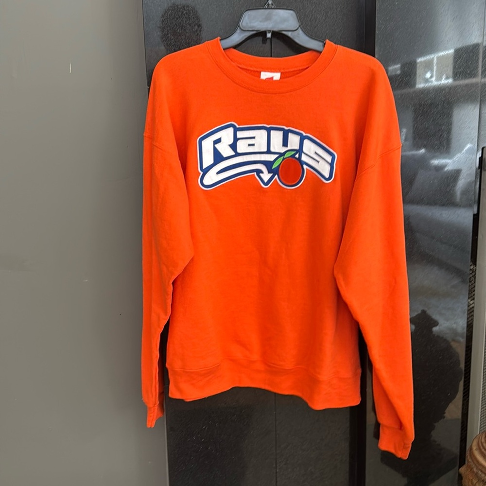 Stingrays Orange sweatshirt size large